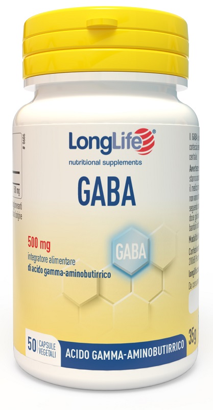 LONGLIFE GABA 500MG 50 CAPSULE - Farmacianuova.eu