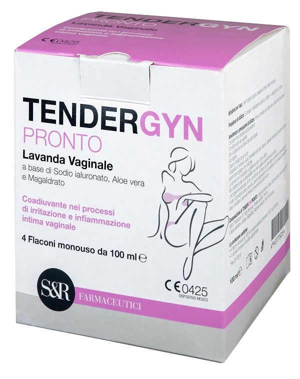 TENDERGYN PRONTO LAVANDA VAGINALE A BASE DI SODIO IALURONATO ALOE VERA E MAGARLDRATO 4X100 ML - Farmacianuova.eu