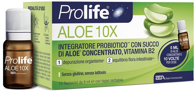 PROLIFE ALOE 10 FLACONI X 8 ML - Farmacianuova.eu