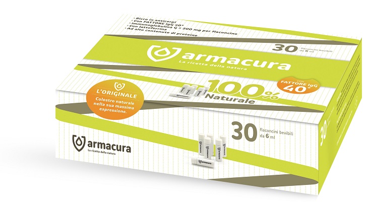 ARMACURA COLOSTRO 100% 30 FLACONCINI BEVIBILI - Farmacianuova.eu