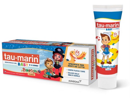 TAU MARIN DENTIFRICIO BABY SMILE FRAGOLA SPECIAL EDITION 44 GATTI 50 ML - Farmacianuova.eu