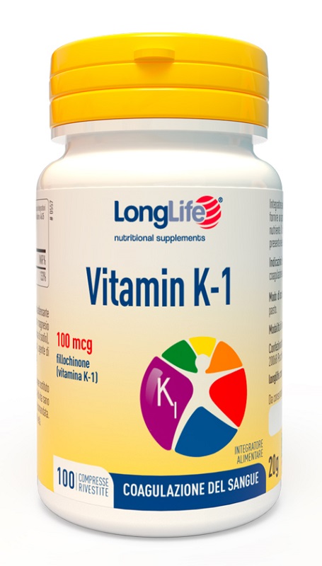 LONGLIFE VITAMIN K 100MCG 100 COMPRESSE - Farmacianuova.eu