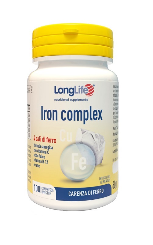 LONGLIFE IRON COMPLEX 100 COMPRESSE - Farmacianuova.eu