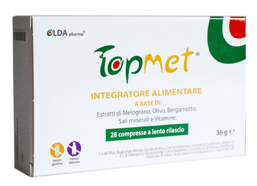 TOPMET 28 COMPRESSE A LENTO RILASCIO - Farmacianuova.eu