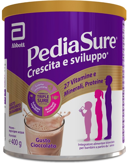 PEDIASURE CRESCITA&SVILUPPO RINFORZA CIOCCOLATO 400 G - Farmacianuova.eu