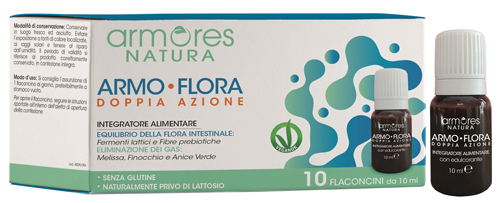 ARMORES ARMO FLORA DOPPIA AZIONE 10 FLACONCINI DA 10 ML - Farmacianuova.eu