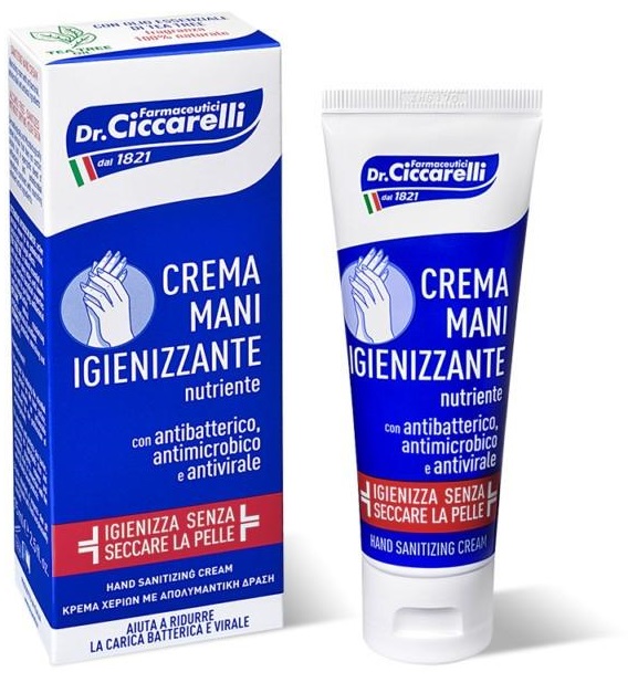 CICCARELLI CREMA MANI IGIENIZZANTE 75 ML - Farmacianuova.eu