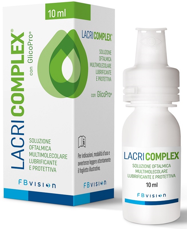 LACRICOMPLEX SOLUZIONE OFTALMICA MULTIMOLECOLARE LUBRIFICANTE PROTETTIVA 10 ML - Farmacianuova.eu