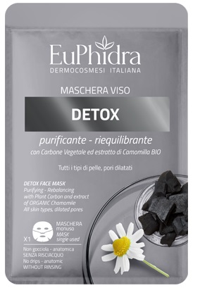 EUPHIDRA MASCHERA VISO DETOX 1 PEZZO - Farmacianuova.eu