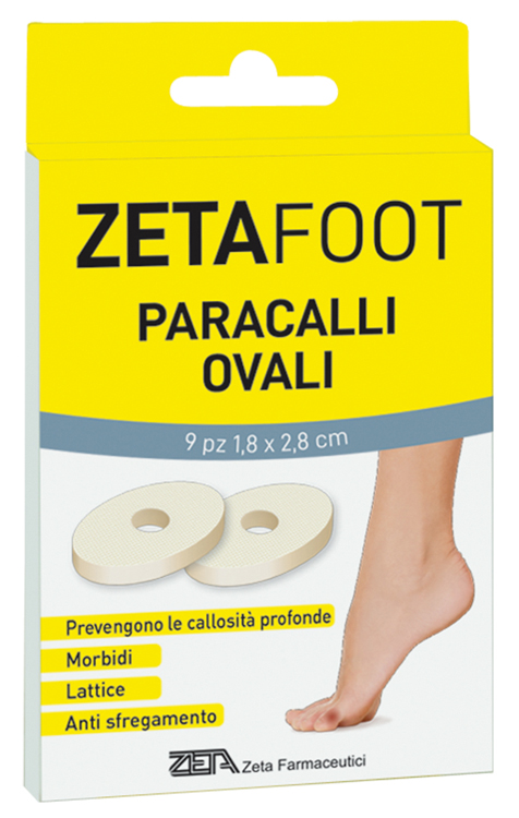 ZETAFOOT PARACALLO OVALE LATTICE 9 PEZZI - Farmacianuova.eu