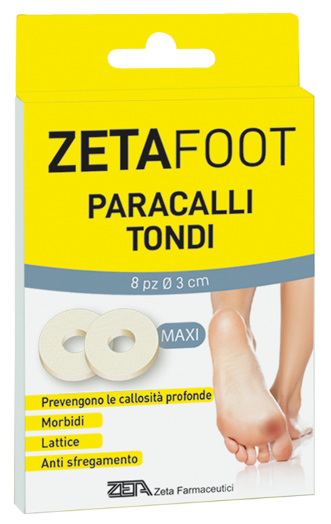 ZETAFOOT PARACALLO GRANDE TONDO LATTICE 8 PEZZI - Farmacianuova.eu