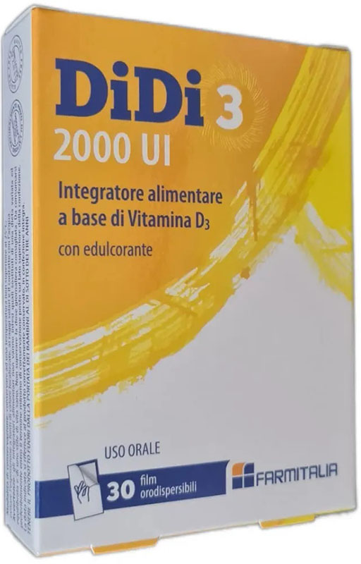DIDI3 2000 UI 30 FILM ORODISPERSIBILI - Farmacianuova.eu