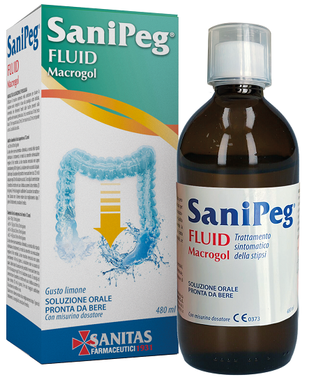 SANIPEG FLUID MACROGOL 480 ML - Farmacianuova.eu