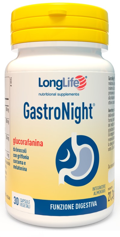 LONGLIFE GASTRONIGHT 30 CAPSULE VEGETALI - Farmacianuova.eu