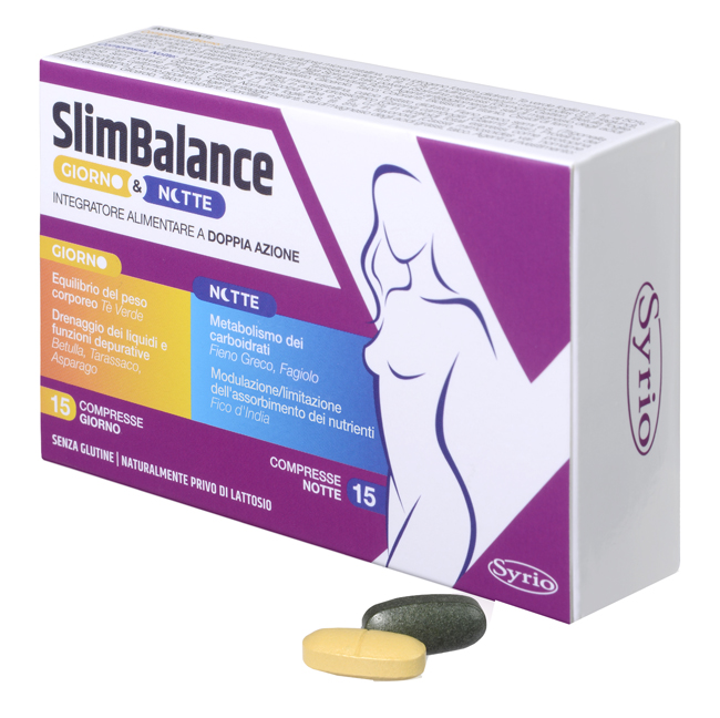 SLIM BALANCE GIORNO E NOTTE 15 COMPRESSE GIORNO 15 COMPRESSE NOTTE - Farmacianuova.eu