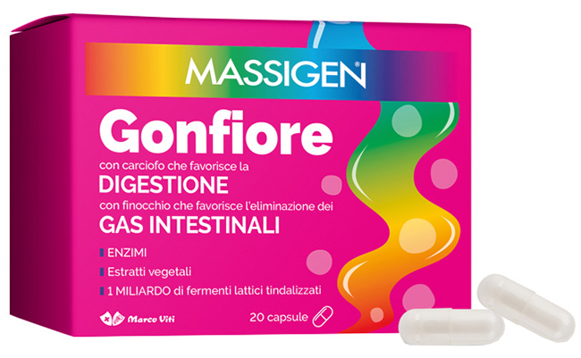 MASSIGEN GONFIORE 20 CAPSULE - Farmacianuova.eu