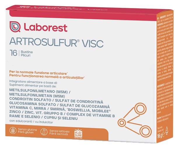 ARTROSULFUR VISC 16 BUSTINE DA 6 G - Farmacianuova.eu