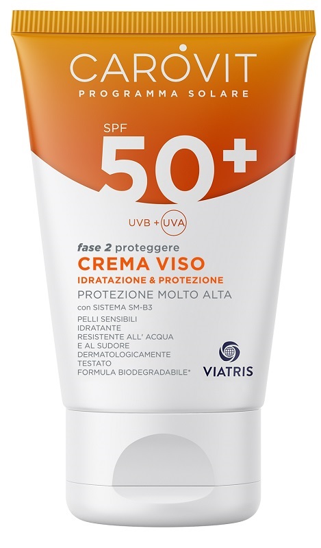 CAROVIT PROGRAMMA SOLARE CREMA VISO SPF50+ 50 ML - Farmacianuova.eu