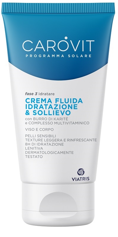 CAROVIT PROGRAMMA SOLARE CREMA FLUIDA IDRATAZIONE & SOLLIEVO 150 ML - Farmacianuova.eu