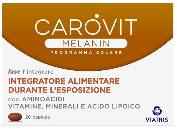 CAROVIT MELANIN PROGRAMMA SOLARE 20 CAPSULE - Farmacianuova.eu