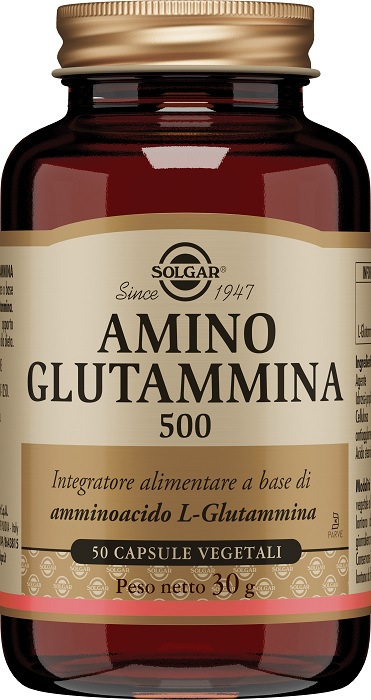 AMINO GLUTAMMINA 500 50 CAPSULE VEGETALI - Farmacianuova.eu