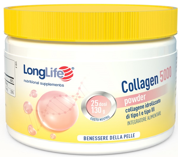 LONGLIFE COLLAGEN 5000 POWDER 130 G - Farmacianuova.eu