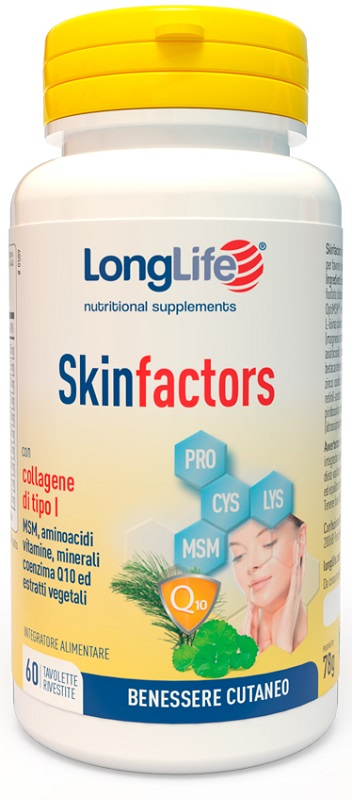 LONGLIFE SKIN FACTORS 60 TAVOLETTE RIVESTITE - Farmacianuova.eu