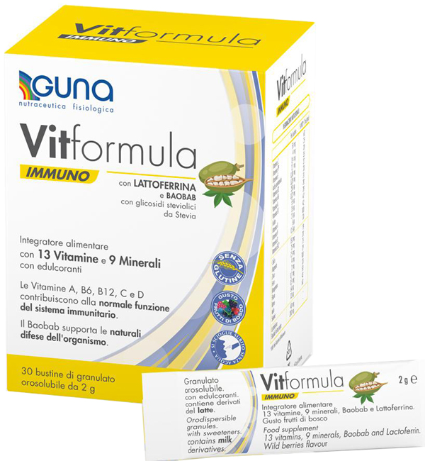 VITFORMULA IMMUNO 30 STICK DA 2 G - Farmacianuova.eu