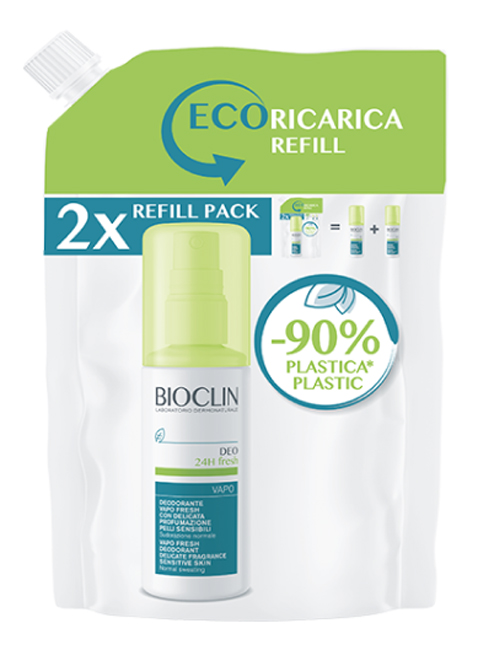 BIOCLIN DEO 24H FRESH VAPO RICARICA 200 ML - Farmacianuova.eu