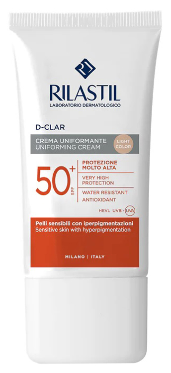 RILASTIL SUN SYSTEM D-CLAR LIGHT SPF50+ 40 ML - Farmacianuova.eu