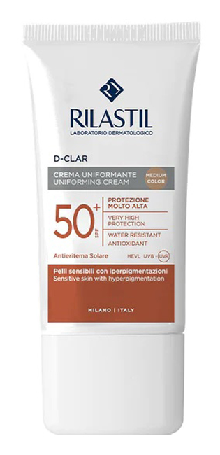 RILASTIL SUN SYSTEM D-CLAR MEDIUM SPF50+ 40 ML - Farmacianuova.eu