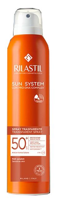 RILASTIL SUN SYSTEM TRASPARENT SPRAY SPF50+ 200 ML - Farmacianuova.eu