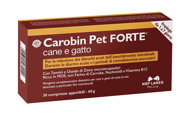 CAROBIN PET FORTE 30 COMPRESSE - Farmacianuova.eu
