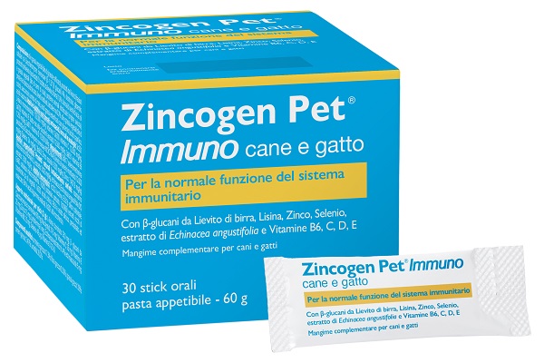 ZINCOGEN PET IMMUNO PASTA 30 STICK - Farmacianuova.eu