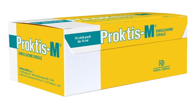 PROKTIS-M EMULSIONE ORALE 10 STICK DA 10 ML - Farmacianuova.eu