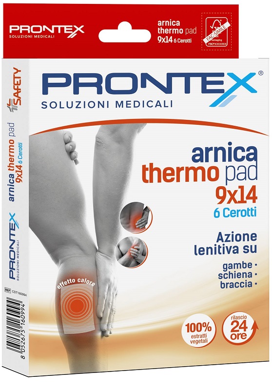 CEROTTO PRONTEX ARNICA THERO PAD 9 X 14 6 PEZZI - Farmacianuova.eu