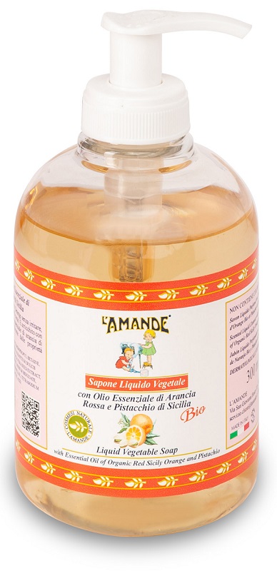 AROMATIQUE SAPONE LIQUIDO PROFUMATO ARANCIA ROSSA PISTACCHIO DI SICILIA 300 ML - Farmacianuova.eu