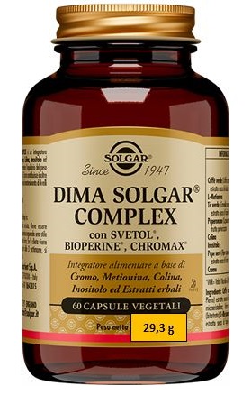 DIMA SOLGAR COMPLEX 60 CAPSULE VEGETALI - Farmacianuova.eu