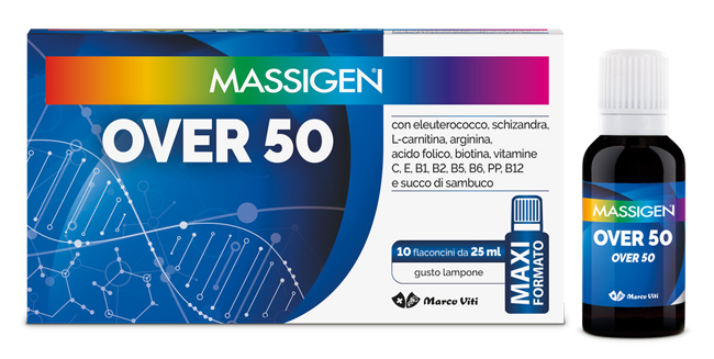 MASSIGEN OVER 50 10 FLACONI DA 25 ML - Farmacianuova.eu