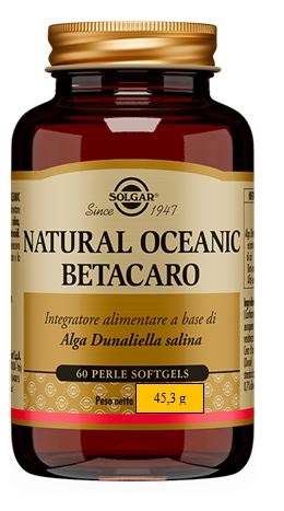 NATURAL OCEANIC BETACARO 60 PERLE - Farmacianuova.eu