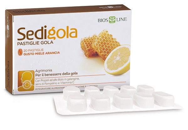 SEDIGOLA APIX MIELE ARANCIA 20 PASTIGLIE - Farmacianuova.eu