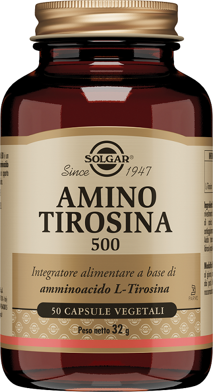 AMINO TIROSINA 500 50 CAPSULE VEGETALI - Farmacianuova.eu