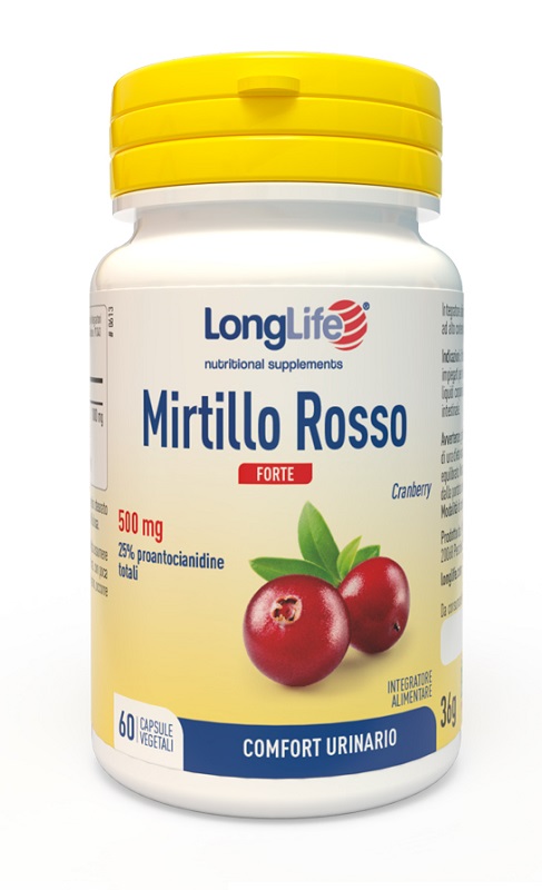 LONGLIFE MIRTILLO ROSSO FORTE 60 CAPSULE VEGETALI - Farmacianuova.eu