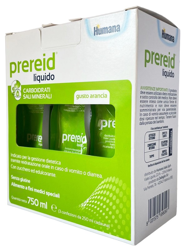 PREREID LIQUIDO 3 PEZZI DA 250 ML HUMANA - Farmacianuova.eu