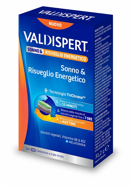 VALDISPERT SONNO & RISVEGLIO ENERGETICO 24 COMPRESSE - Farmacianuova.eu