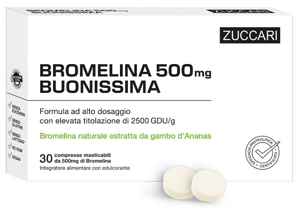 BROMELINA 500 BUONISSIMA 30 COMPRESSE - Farmacianuova.eu