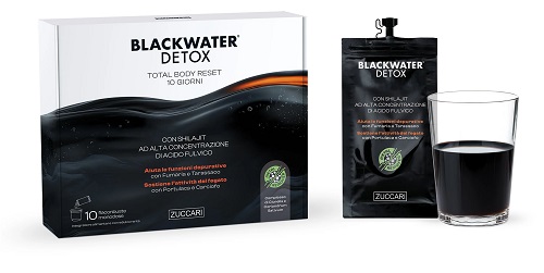 BLACK WATER DETOX 10 BUSTE DA 20 ML - Farmacianuova.eu
