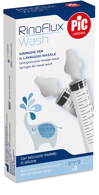 RINOFLUX WASH SIRINGHE LAVAGGIO NASALE 2 PEZZI - Farmacianuova.eu