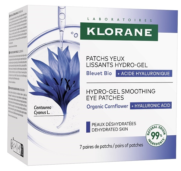 KLORANE BLEUET PATCH OCCHI LEV HYDRO-GEL 7 PEZZI DA 2 PATCH - Farmacianuova.eu
