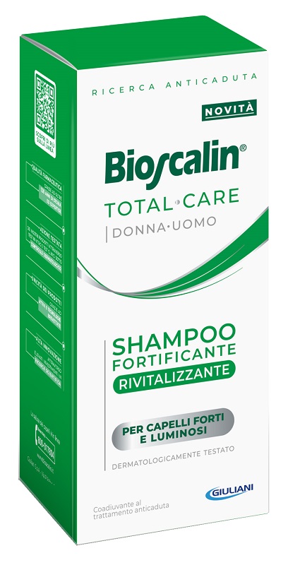 BIOSCALIN TOTAL CARE SHAMPOO FORTIFICANTE RIVITALIZZANTE 200 ML - Farmacianuova.eu